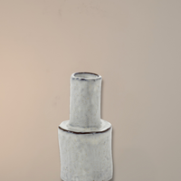 White Glazed Vase