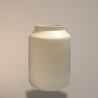 Off-White Ceramic Vase